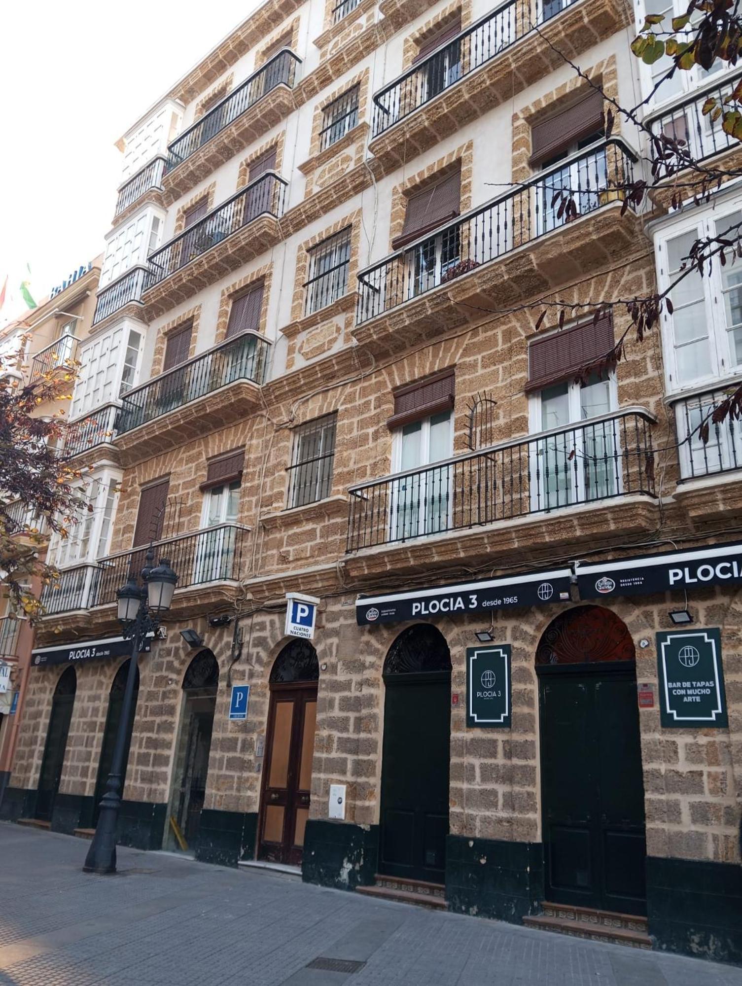 Pension Las Cuatro Naciones Cádiz Eksteriør billede